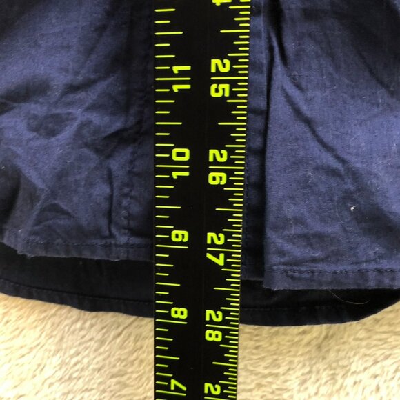 Tommy Hilfiger Men Shirt Small Long Sleeve Button Up Classic Casual Pockets Navy - Picture 3 of 12